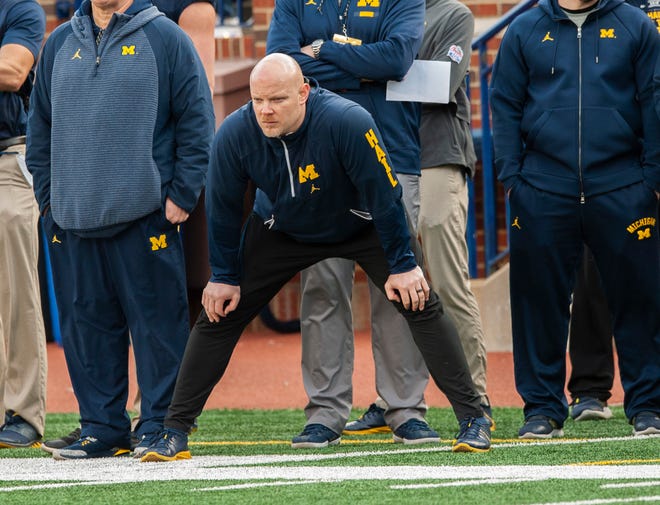 Michigan strength and conditioning coach Ben Herbert says he had to adjust with leading training programs virtually.