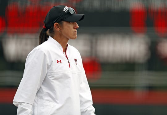 Texas Tech coach Adrian Gregory in 2018.