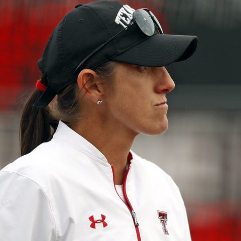 Texas Tech coach Adrian Gregory in 2018.
