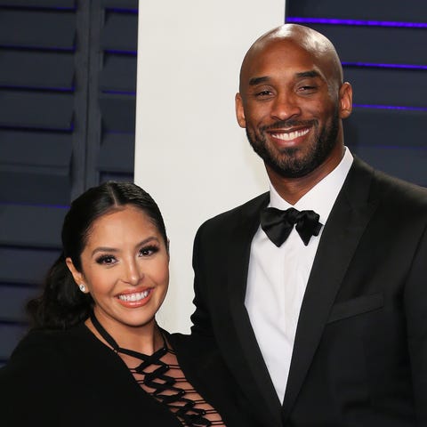 Kobe Bryant and wife Vanessa attend the 2019 Vanit