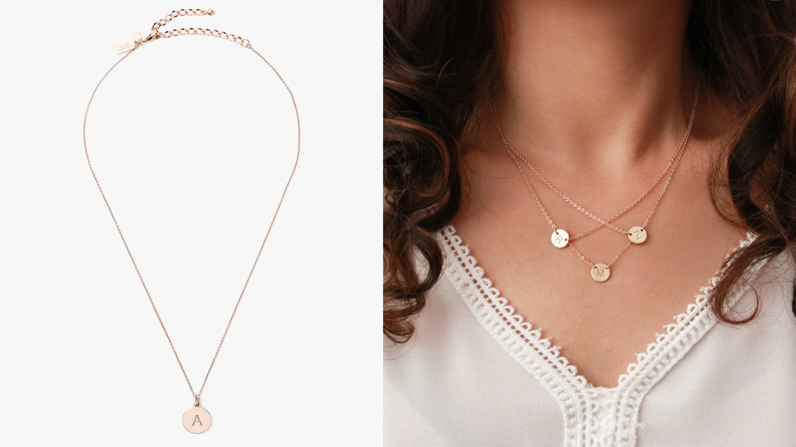 Bracha Initial Pendant Necklace | Nordstrom | Initial pendant necklace, Pendant  necklace, Dainty pendant necklace