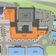 A map of  the Clay Terrace renovation proposal.