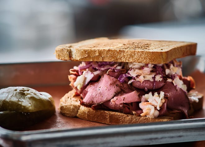The Humble Toast's pastrami sandwich