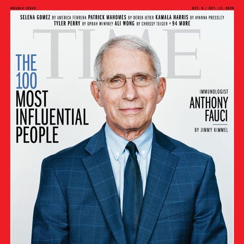 Dr. Anthony Fauci made the Time 100 list of most i