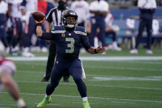 After throwing five more touchdown passes on Sunday night, Seahawks quarterback Russell Wilson is the highest-scoring fantasy player over the first two weeks of the season.