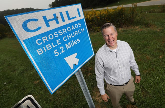 Just as the blue and white signs scattered across eastern Coshocton County guide drivers to Chili Crossroads Church Bible Church, Pastor Neal Dearyan found himself guided there too.