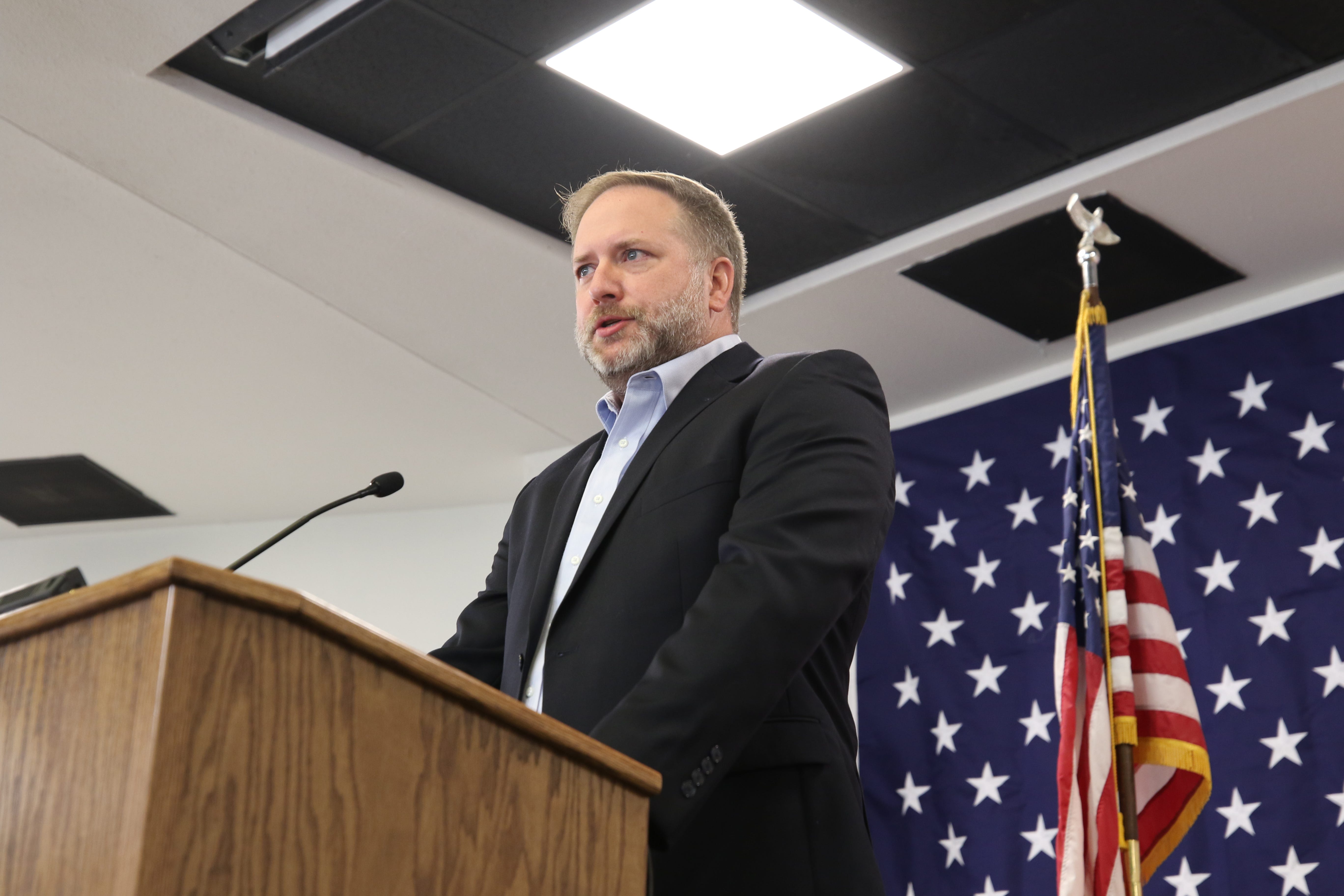 XTO Energy Delaware Basin Production Manager Rick Cannon speaks at the Carlsbad Mayor's Energy Summit, Sept. 24, 2020 at the Pecos River Village Conference Center.