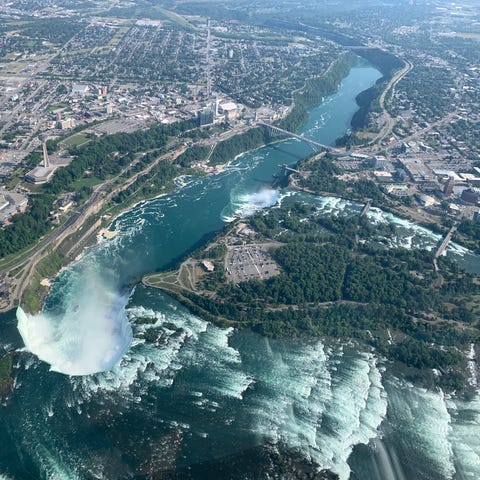 Niagara Falls is impressive from any angle but esp