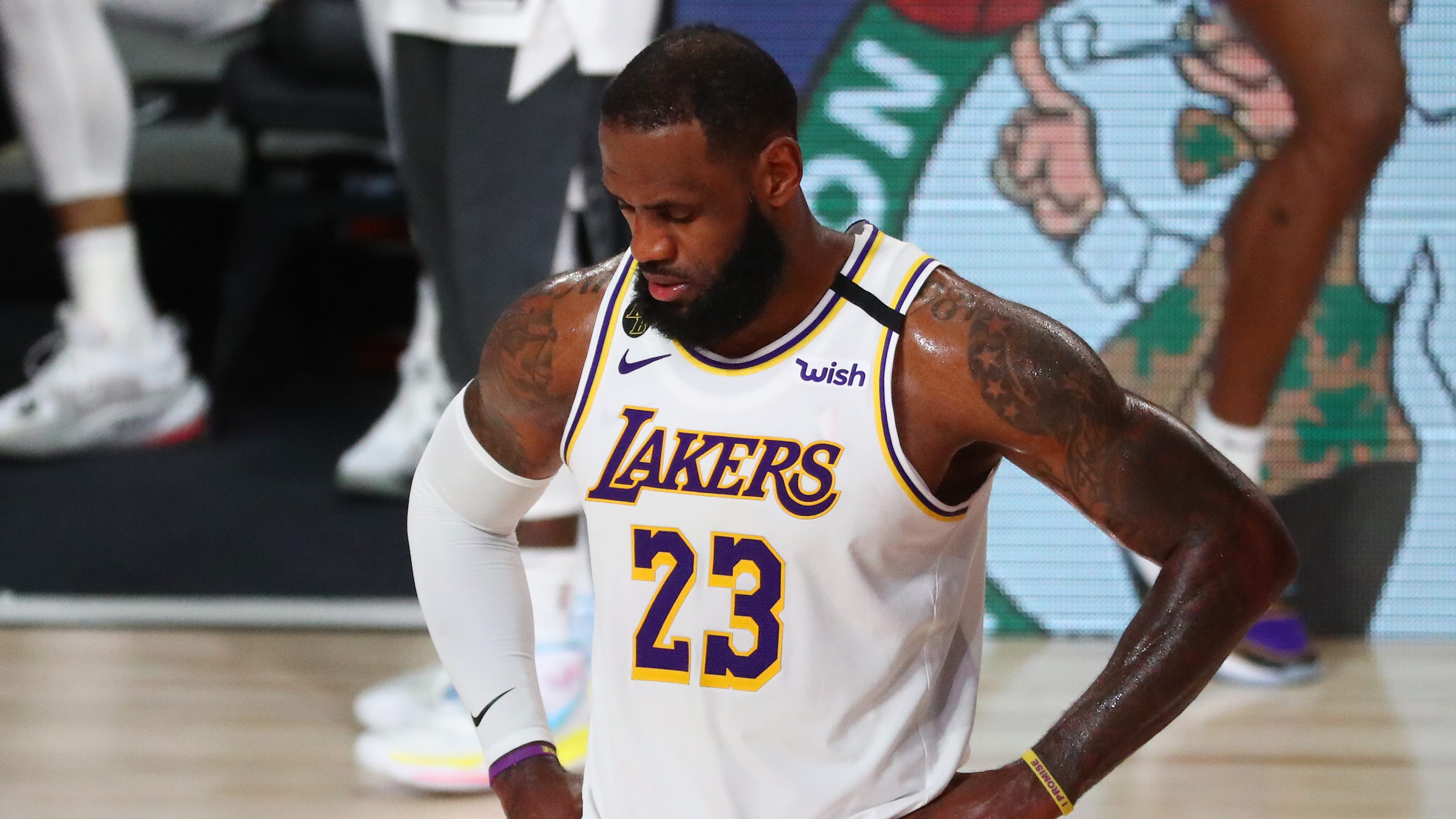 LeBron James during the second half of Game 3 of the Western Conference finals.