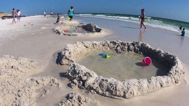Why do we dig holes at Florida's beaches? Here is some science