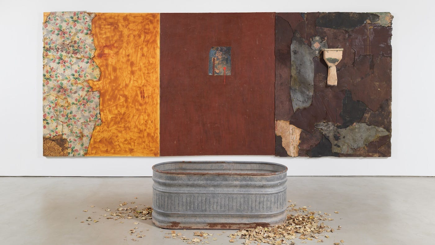 Harmony Hammond’s 1992 “Inappropriate Longings” is one of many pieces featured in a career retrospective of her work at the Sarasota Art Museum of Ringling College.