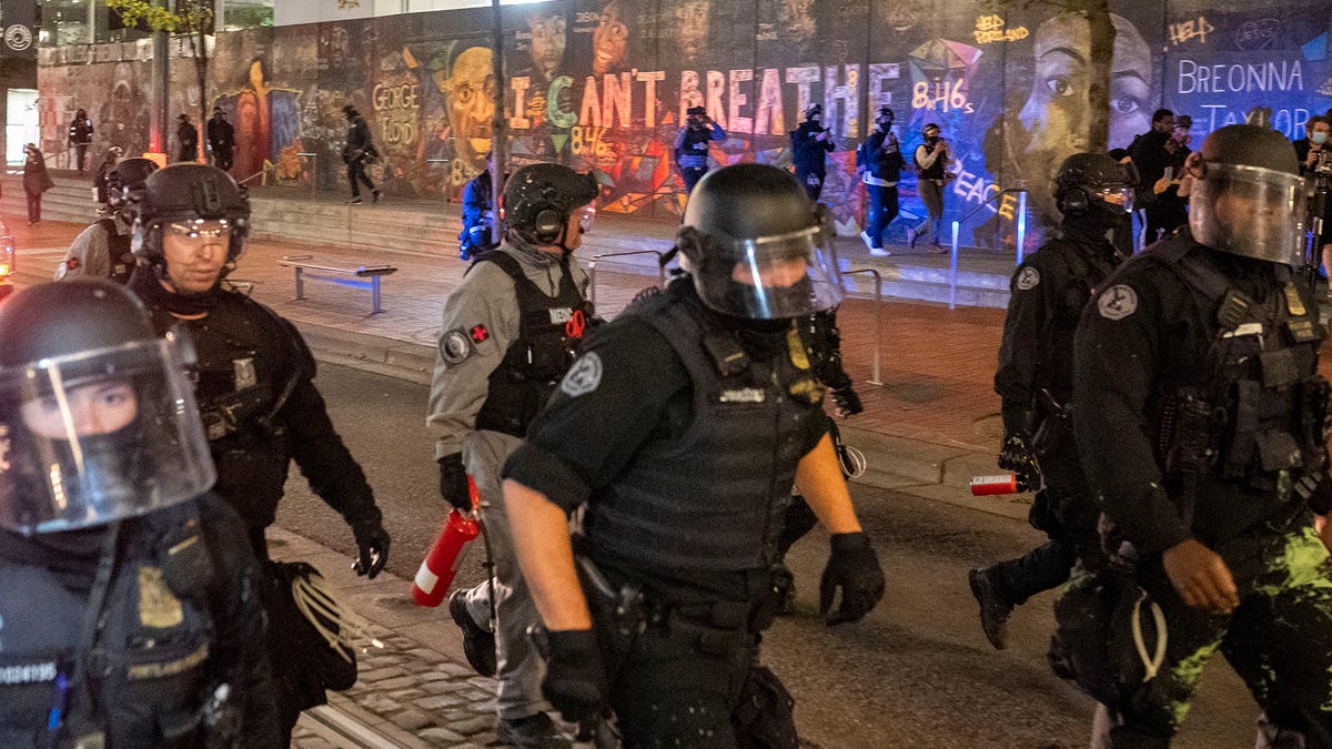 Portland protests prompt tear gas, rubber bullets from police