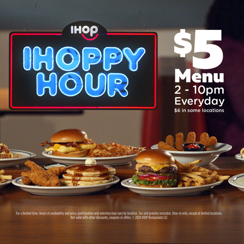 IHOP introduces IHOPPY Hour, its new value menu.