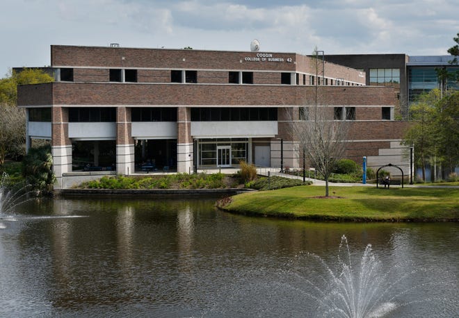 The Coggin College of Business on the University of North Florida campus Wednesday, March 11, 2020 in Jacksonville, Florida. [Will Dickey/Florida Times-Union]