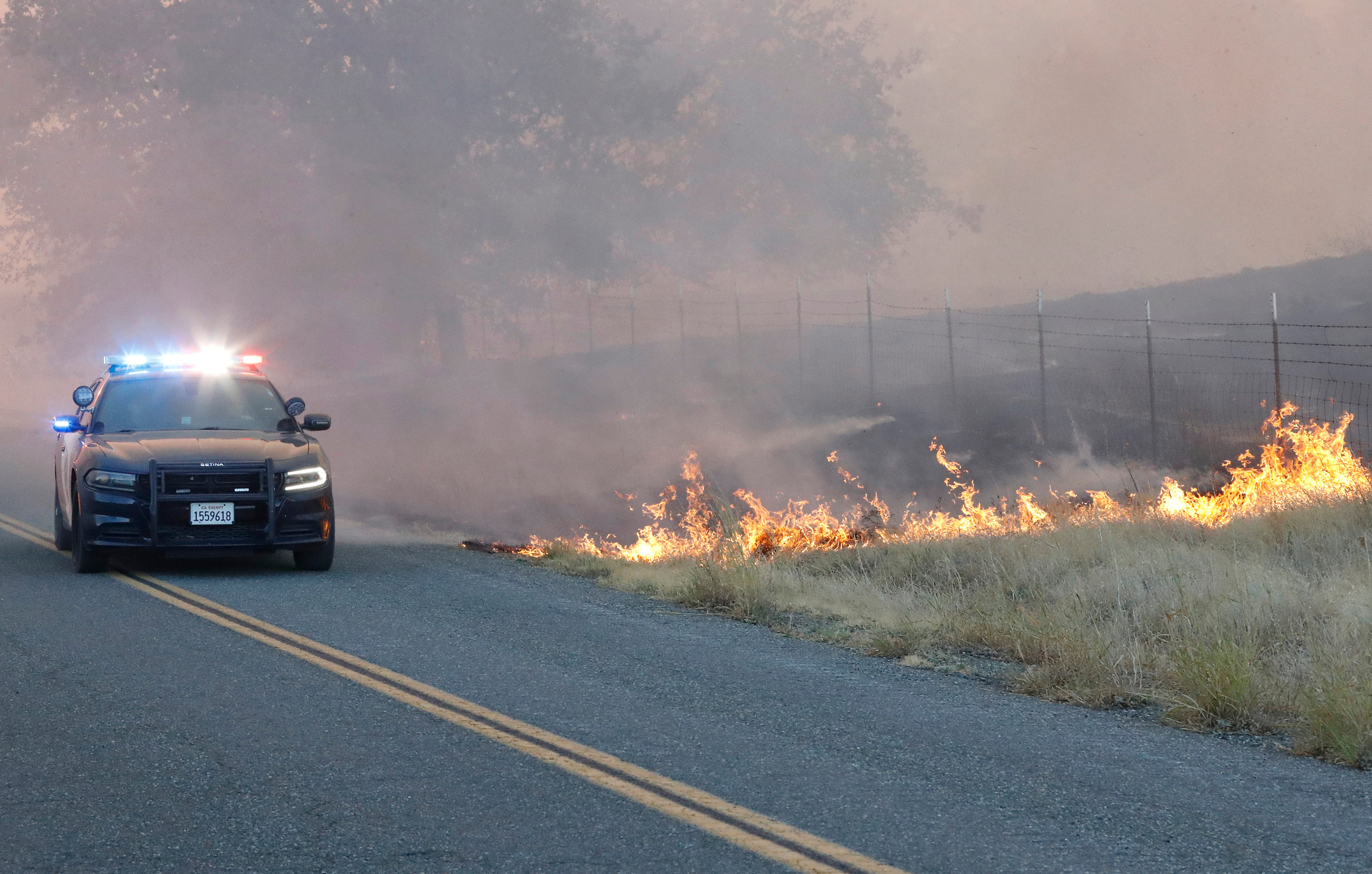 The Zogg Fire started Sunday afternoon, Sept. 27, 2020, southwest of Redding.