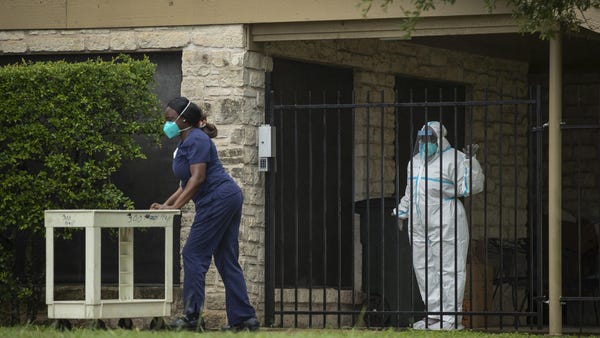 Relatives yearn to get inside Pflugerville Health 