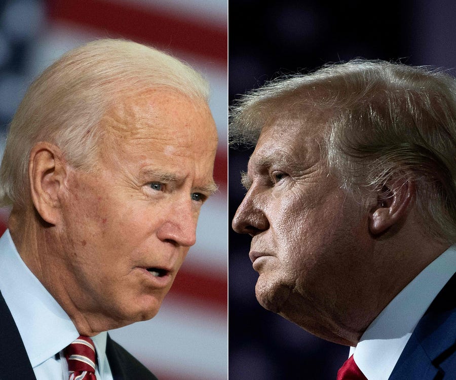 Democratic presidential nominee Joe Biden and President Donald Trump are preparing for what is likely to be a bruising first president debate Tuesday night in Cleveland hinged on personal attacks.