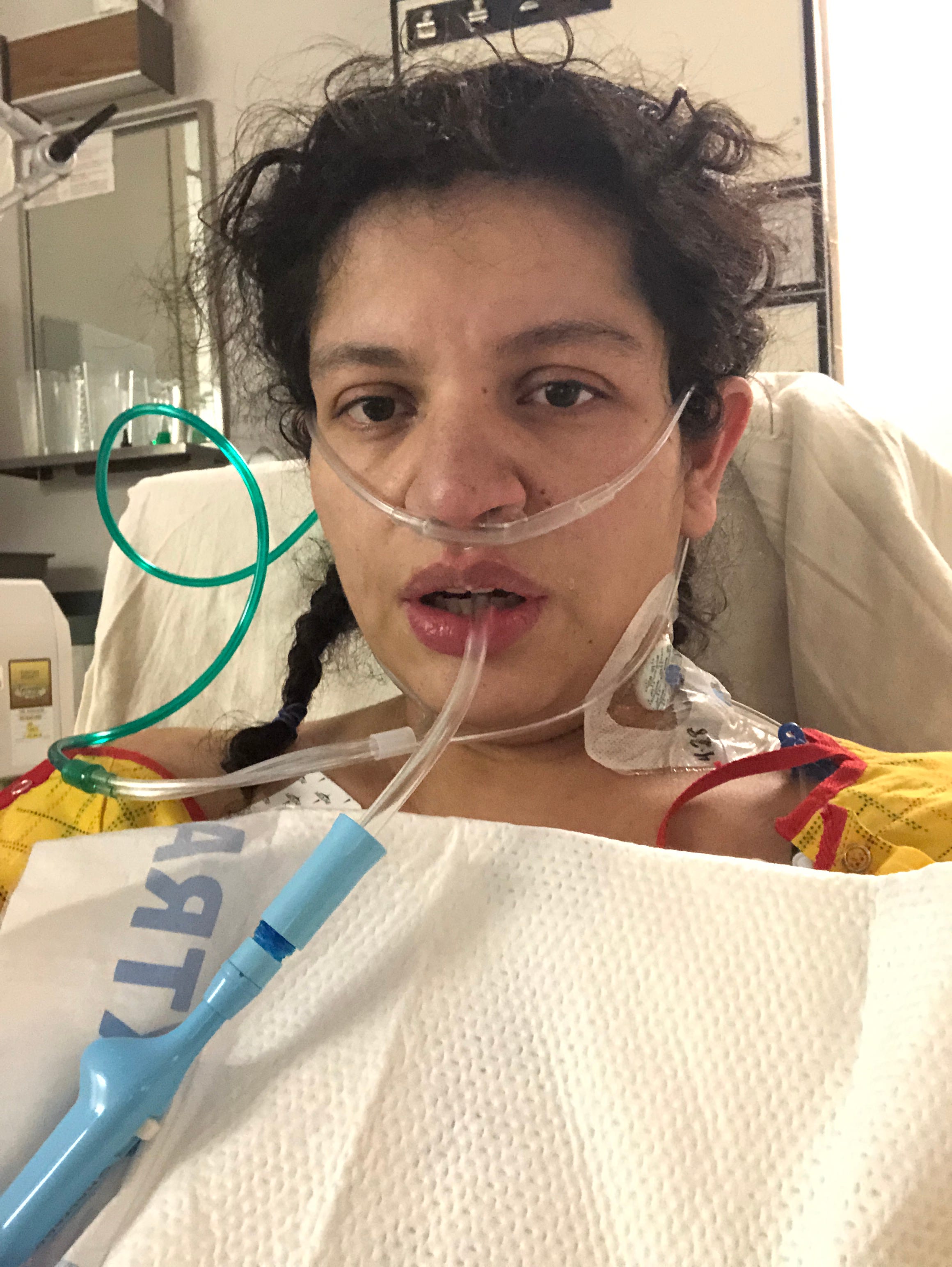 Cyndi Nava remains intubated while recovering from COVID-19 and an emergency c-section at St. Mary's Regional Medical Center in Reno.
