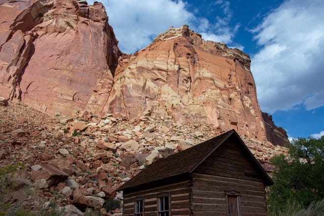 Fruita, a small "ghost town" of an early Latter-day settlement is nestled inside Capitol Reef National Park.