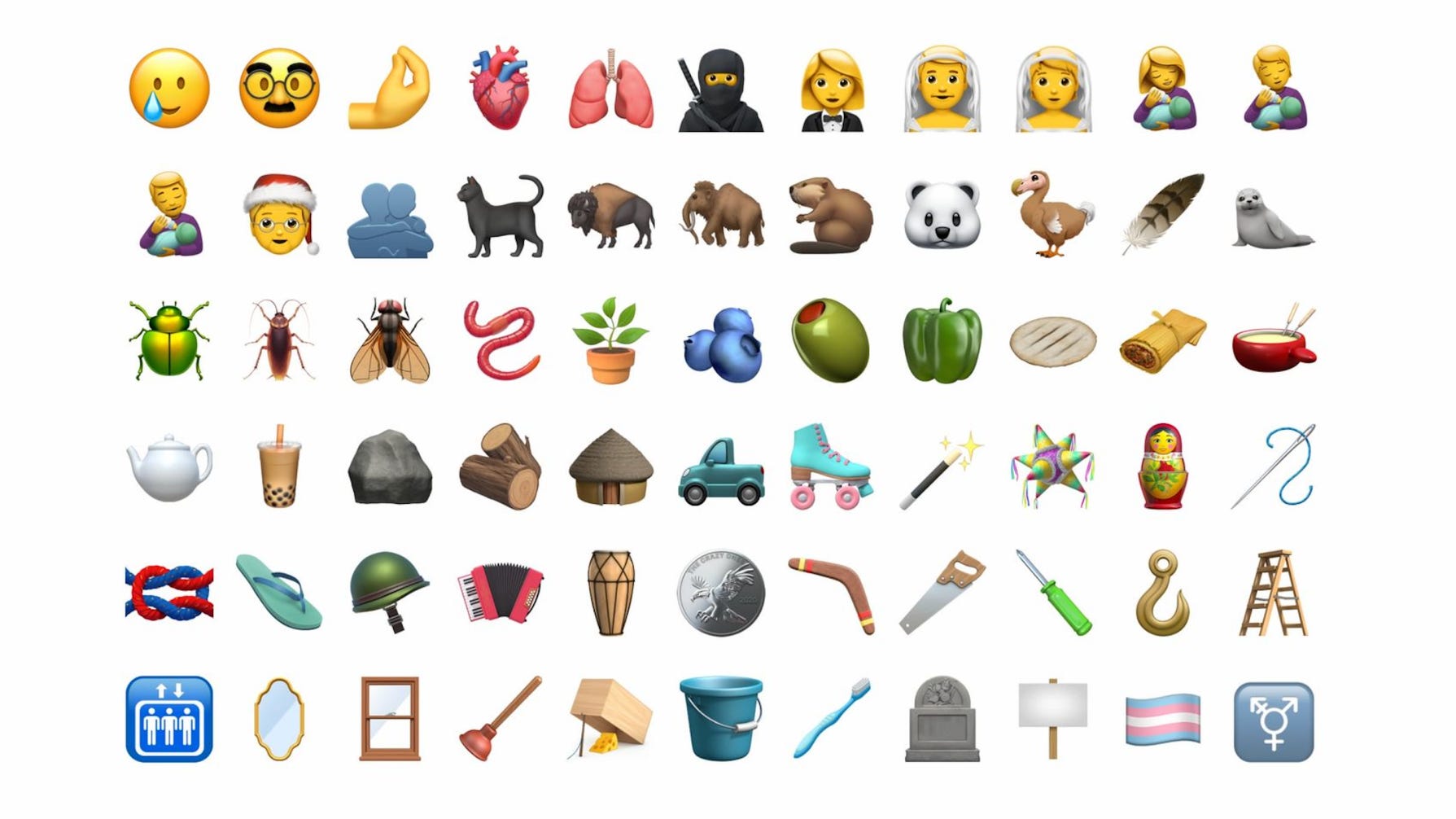 Emoji Update Adds 117 To The List Including Trans Nonbinary Icons
