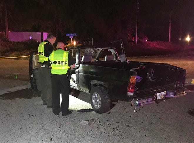 A Lake Wales woman died in a three-car crash along State Road 60 east of Lake Wales on Wednesday night.