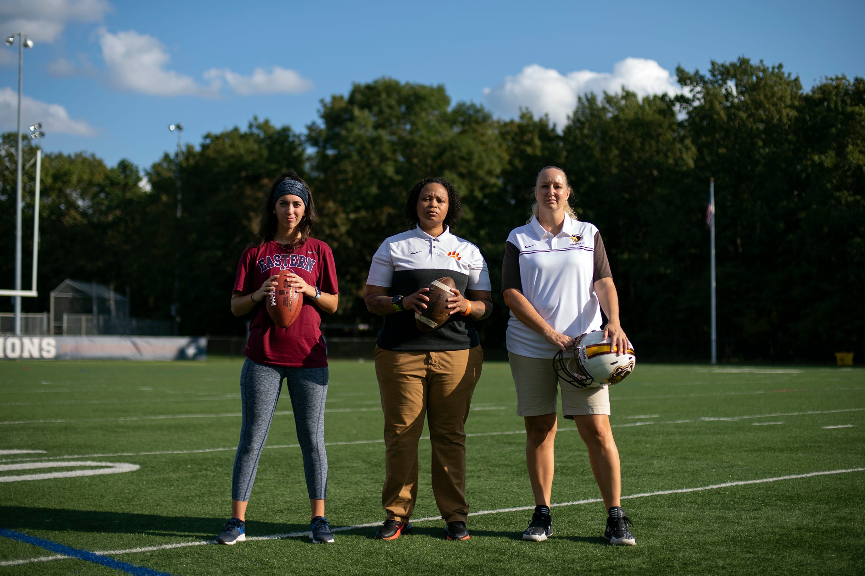 More women are starting to get into coaching football in South Jersey