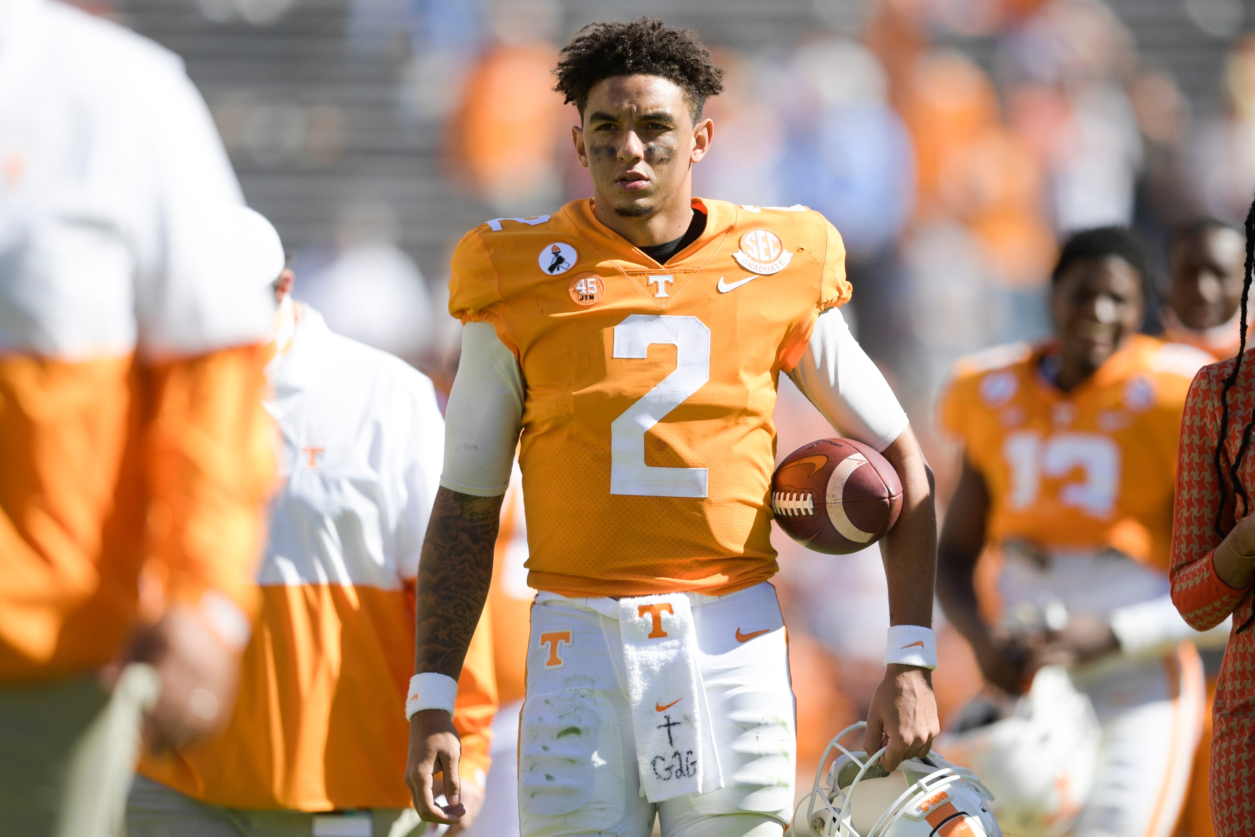 Tennessee quarterback Jarrett Guarantano on developing the quarterback