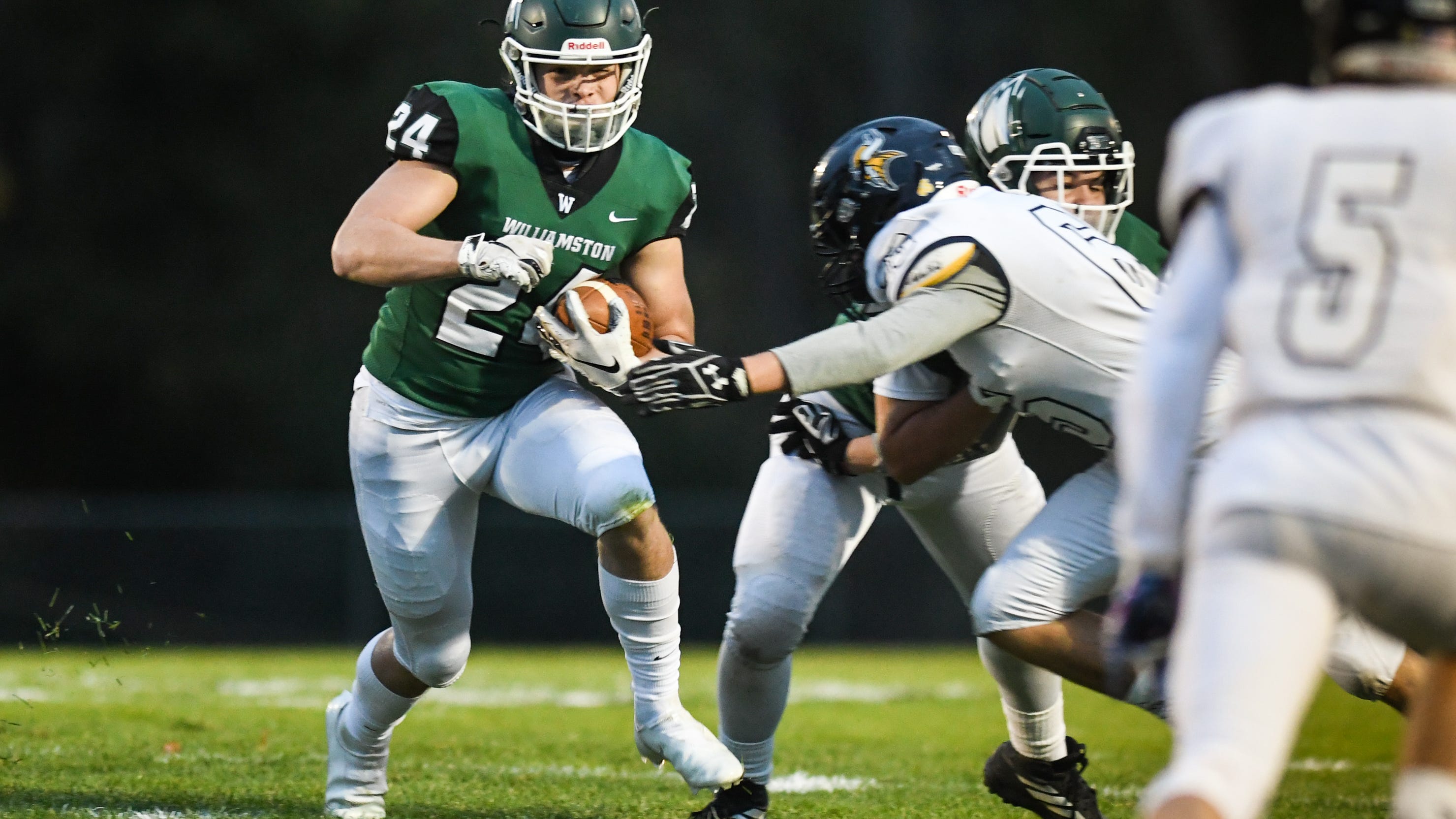 Williamston football staves off Haslett comeback to remain perfect Williamston football staves off Haslett comeback to remain perfect