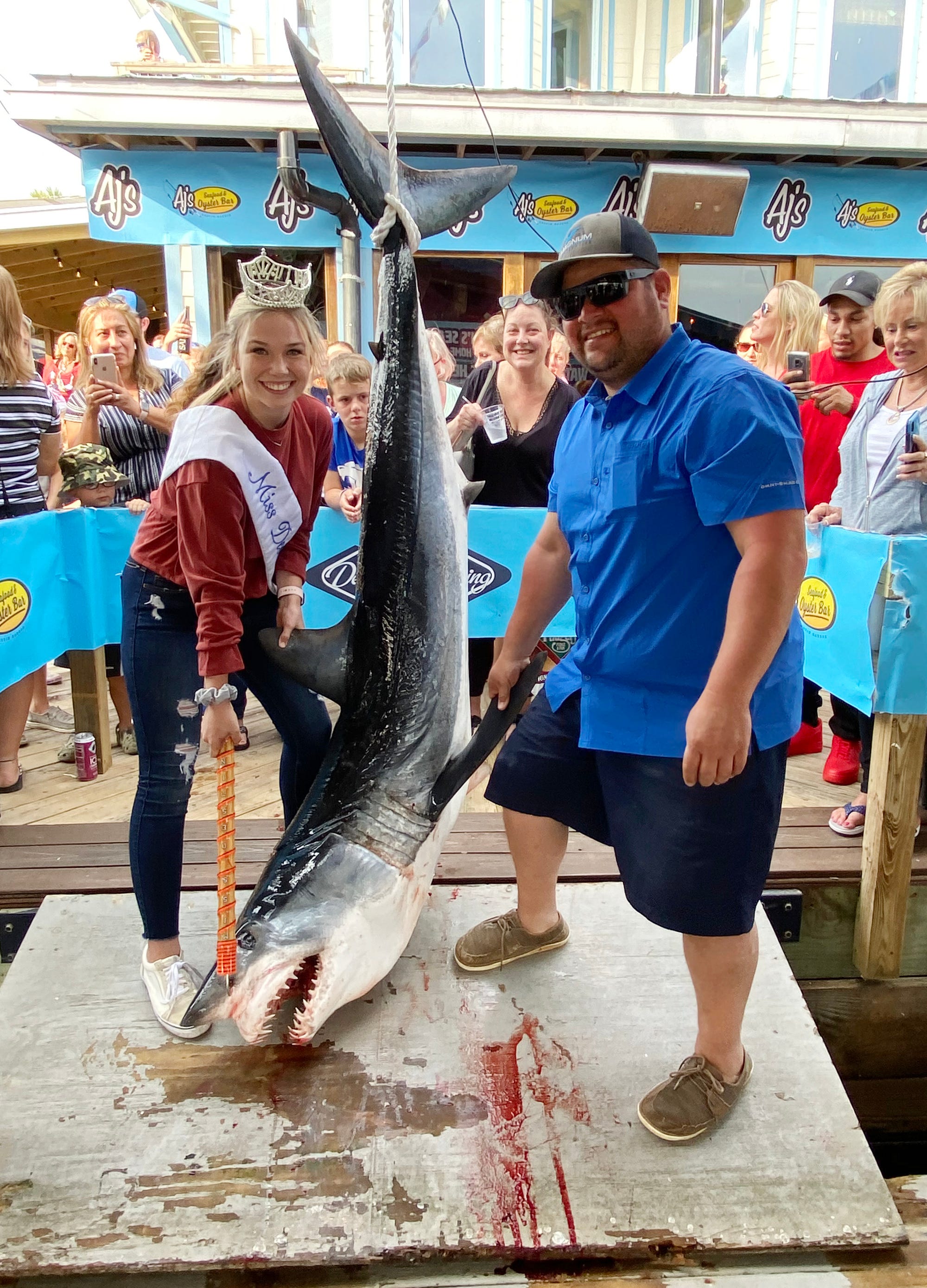 Destin Fishing Rodeo volunteer Becky Mc loves the Rodeo
