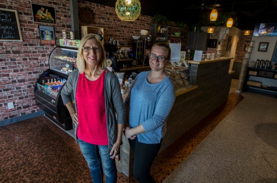 Sherri Peterson and her daughter, Amber, run the newly established Penny's Coffee Bar in downtown Cape Coral.