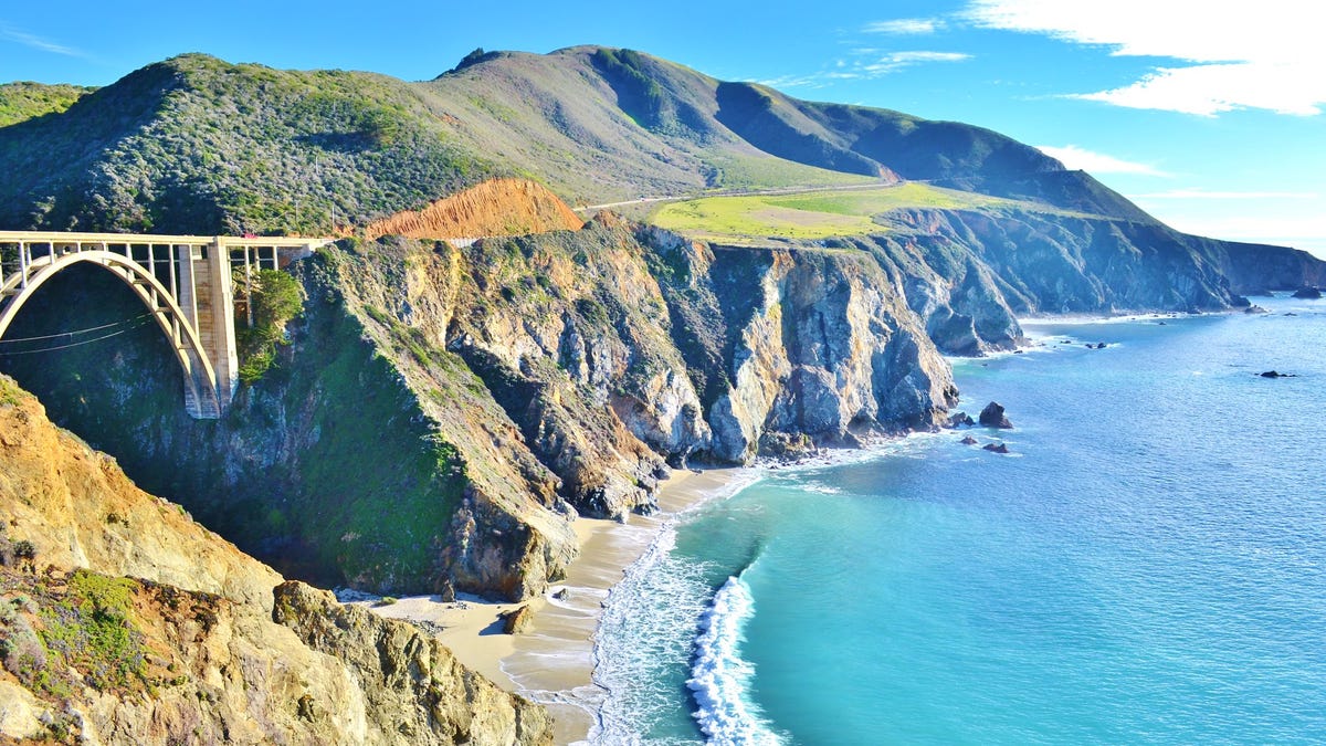 Monterey's Bixby Creek Bridge is one of the Instagram-worthy locations along the Pacific Coast Highway.