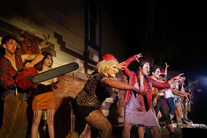 "Злыя мерцвякі, мюзікл" будзе ў Titusville Playhouse да 16 кастрычніка.