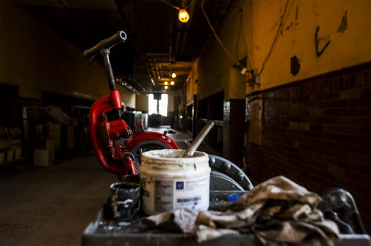 Hallways on the third floor of the Academy @ Shawnee, which had been closed off since the early 1980s, are currently undergoing a $40 million renovation and are slated to be completed in 2021.