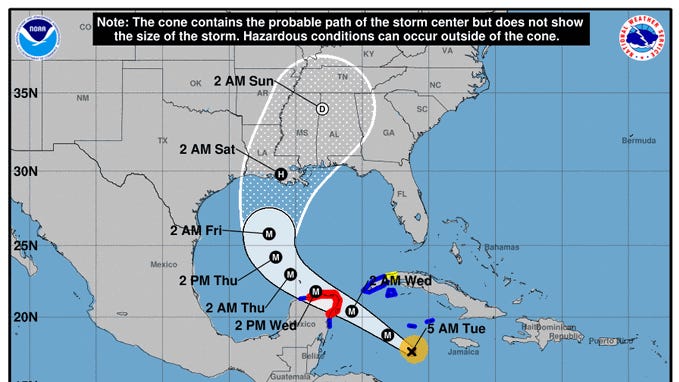 Hurricane Delta on track to bring a rainy weekend to East Tennessee
