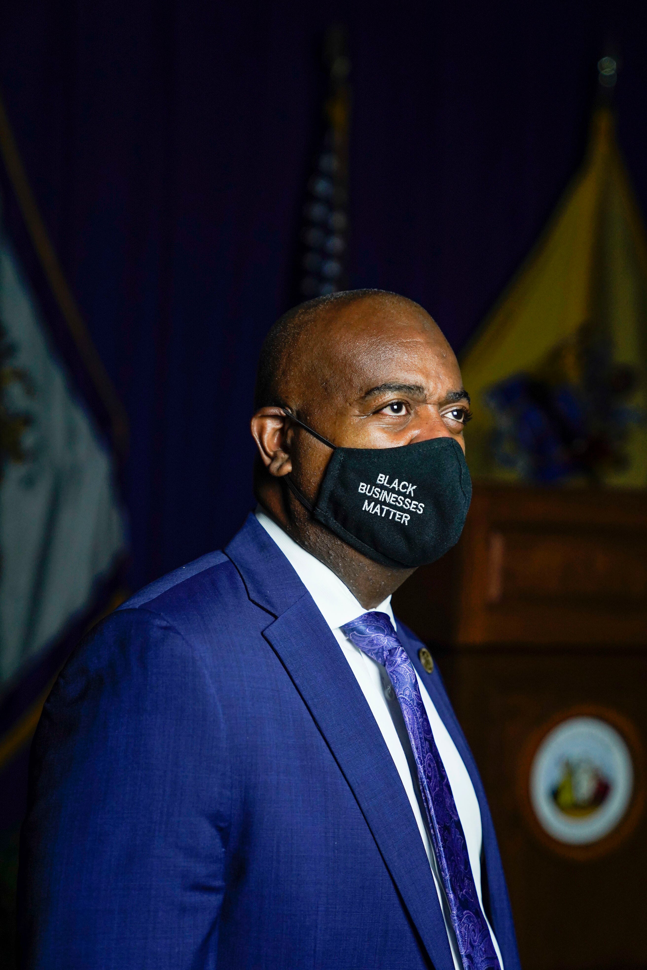 Newark Mayor Ras J. Baraka says the challenges of dealing with COVID -19 in his city are daunting. "I'm still on it. I'm like the mean father right now. I have to wear that until we feel completely comfortable moving forward."