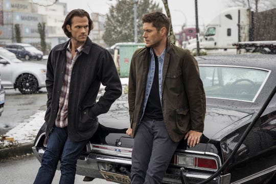Jared Padalecki (left) and Jensen Ackles are back for the final round of episodes in the 15th and final season of "Supernatural."
