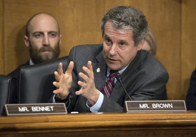 U.S. Sen. Sherrod Brown, D-Ohio, fears a conservative U.S. Supreme Court would overturn the Affordable Care Act. Scott Applewhite/AP