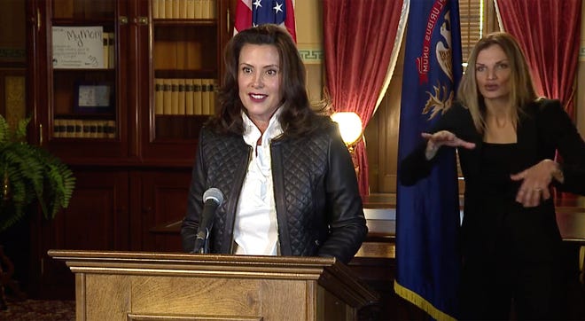 Gov. Gretchen Whitmer reiterated her promises that every Michigan resident could get a vaccine, but the state is still hoping the federal government delivers on promises.