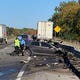 Police work at the scene of a fatal crash on northbound U.S. 127, just south of Mt. Hope Avenue on Thursday, Oct, 8, 2020.