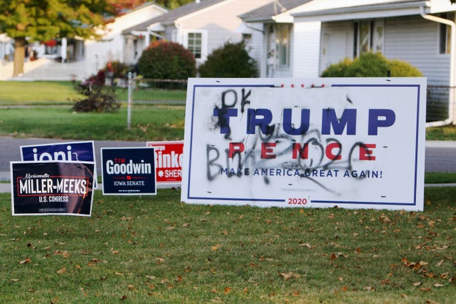 Des Moines County Republicans Report Theft And Vandalism Of Yard Signs