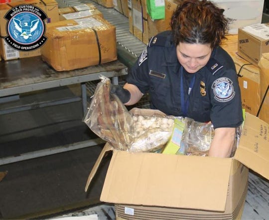 U.S. Customs and Border Protection confiscated more than 1,200 pounds of mooncakes, officials said.