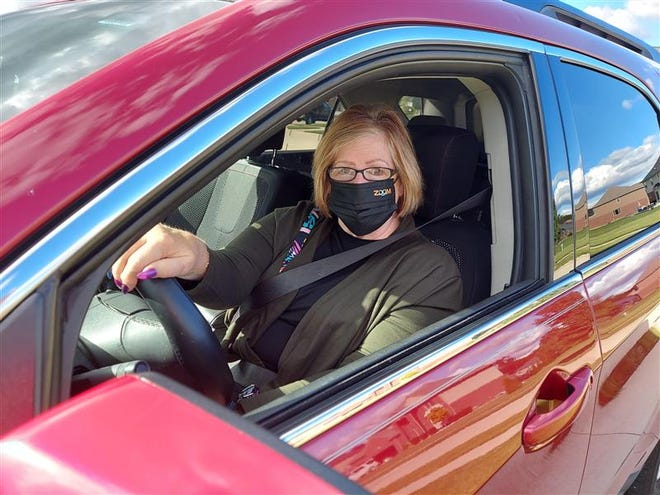 Carolyn Kursinsky of Shelby Township drives for Zoom Ride, a Dearborn-based ride-hailing service that had its soft launch in September.