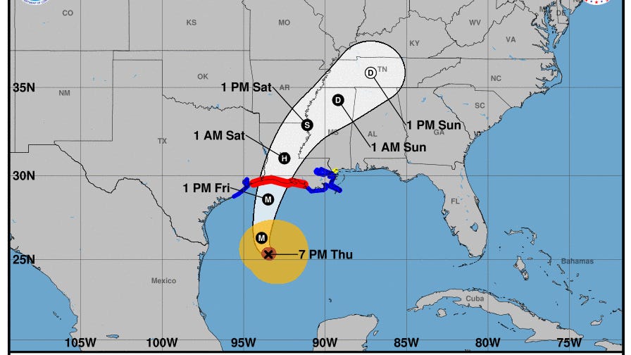 Tropics: Hurricane Delta on track to Louisiana coast as Category 3 storm