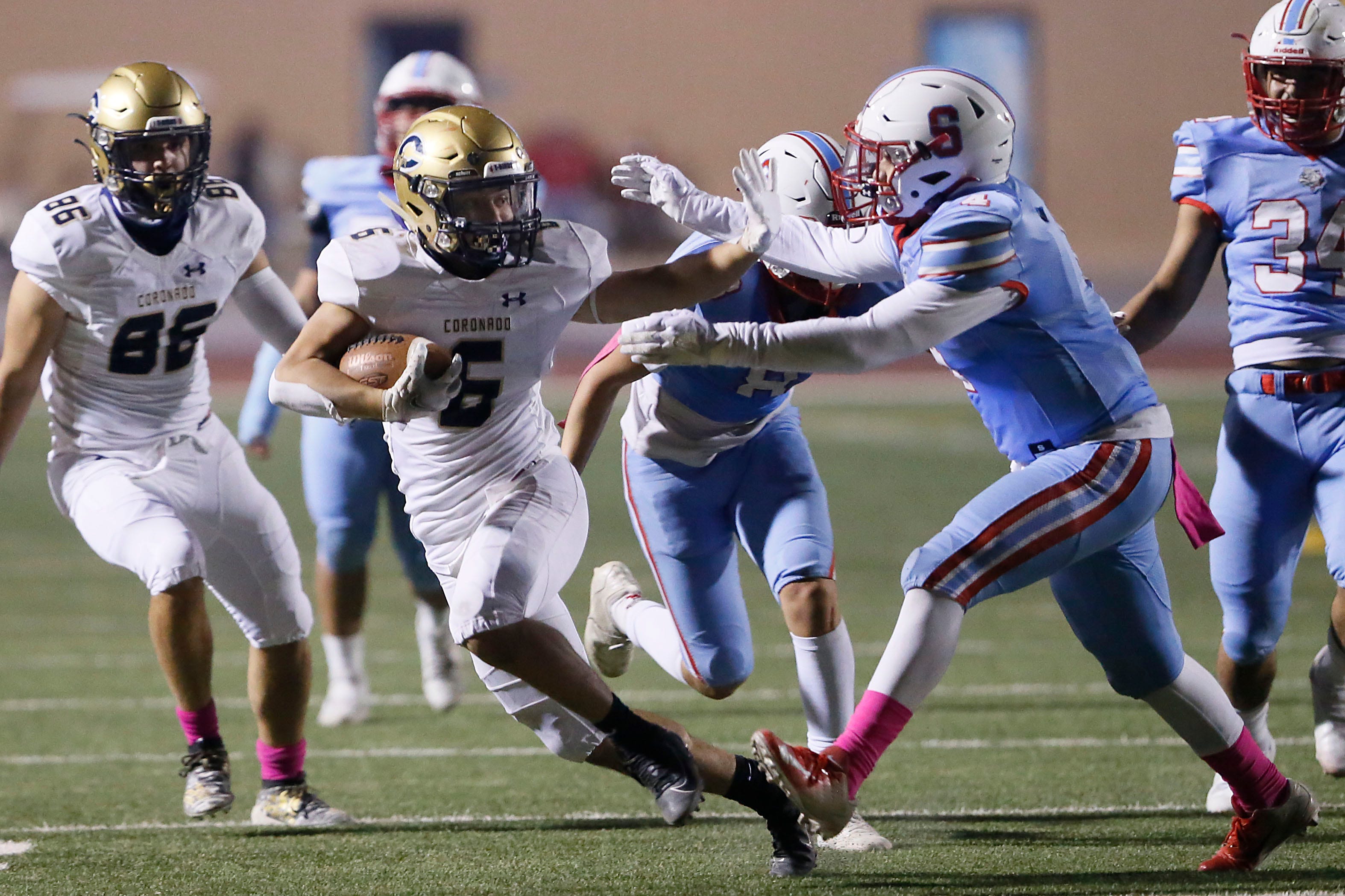 El Paso high school football Coronado knocks off Socorro at SAC