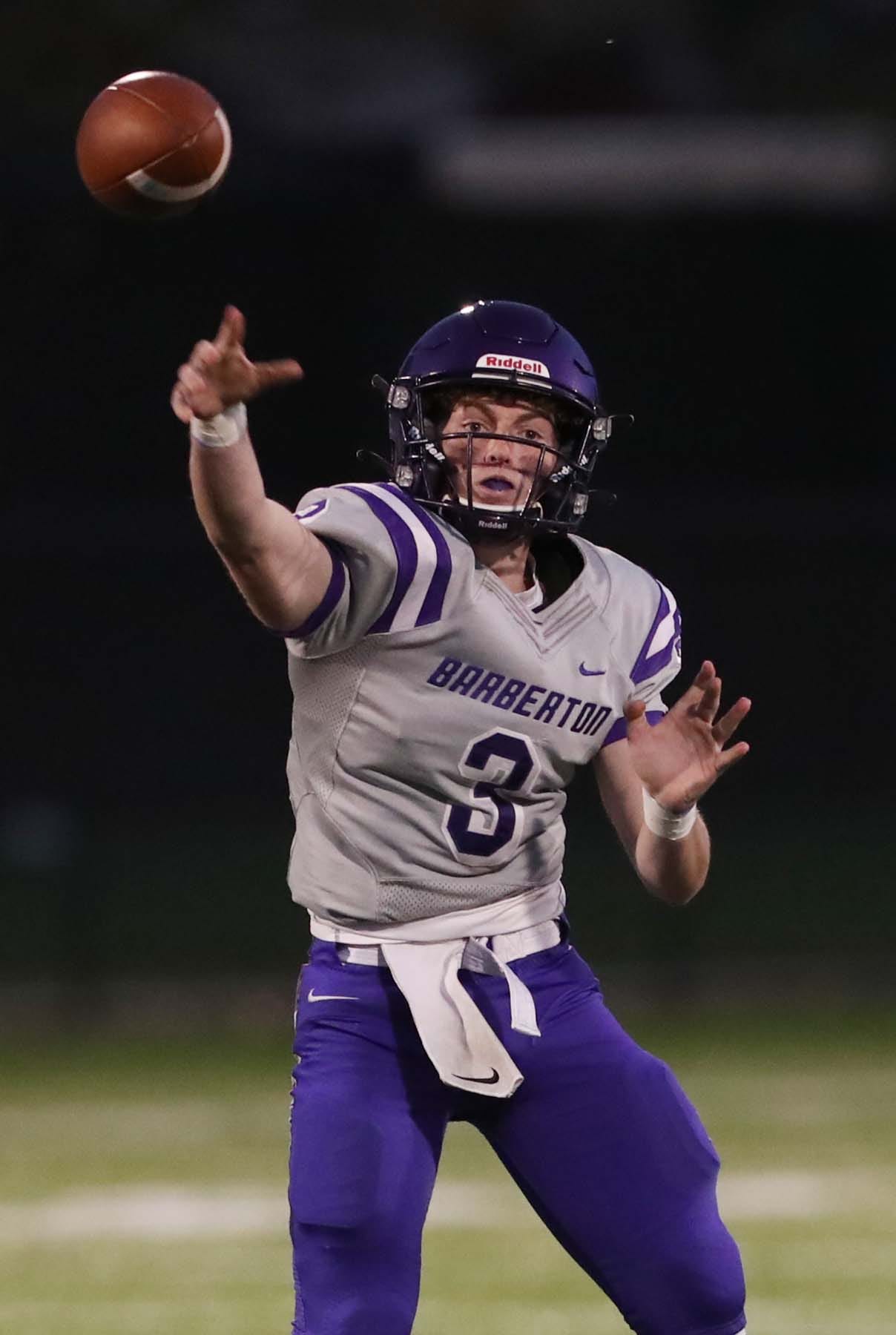 High school football Barberton rolls to 490 playoff win over Lakewood