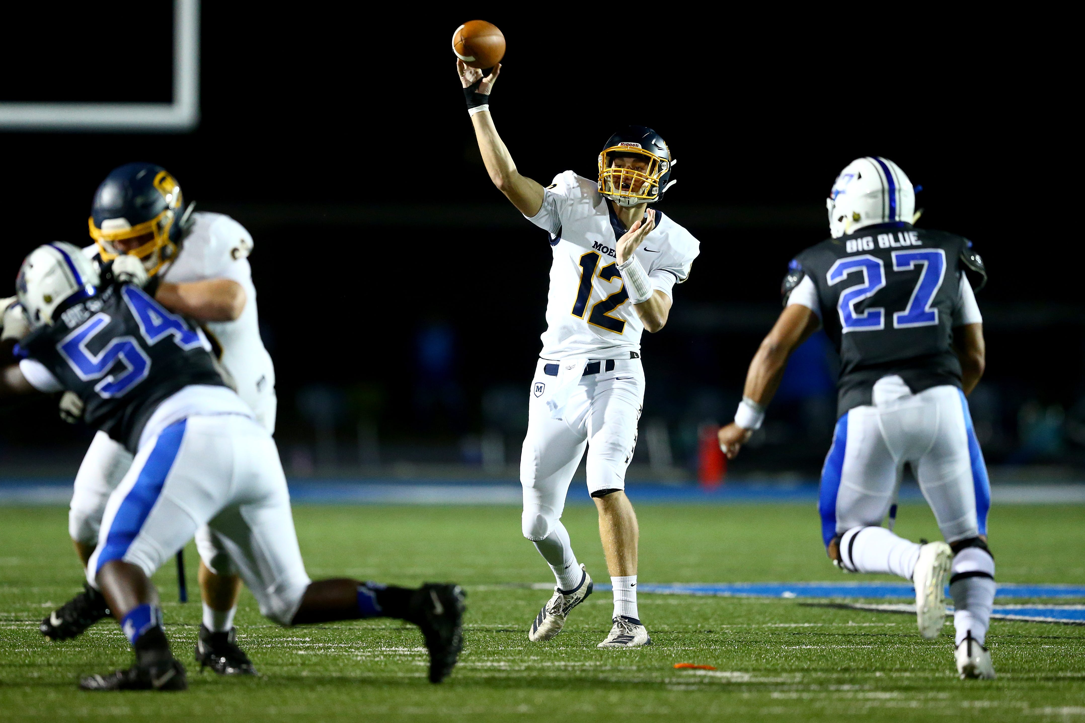 moeller notches first playoff win in nearly six seasons beating hamilton archbishop moeller crusaders athletics