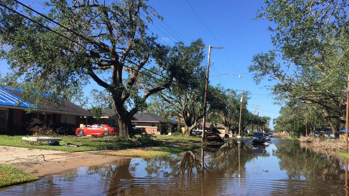 Hurricane Delta Damage Lake Charles Louisiana
