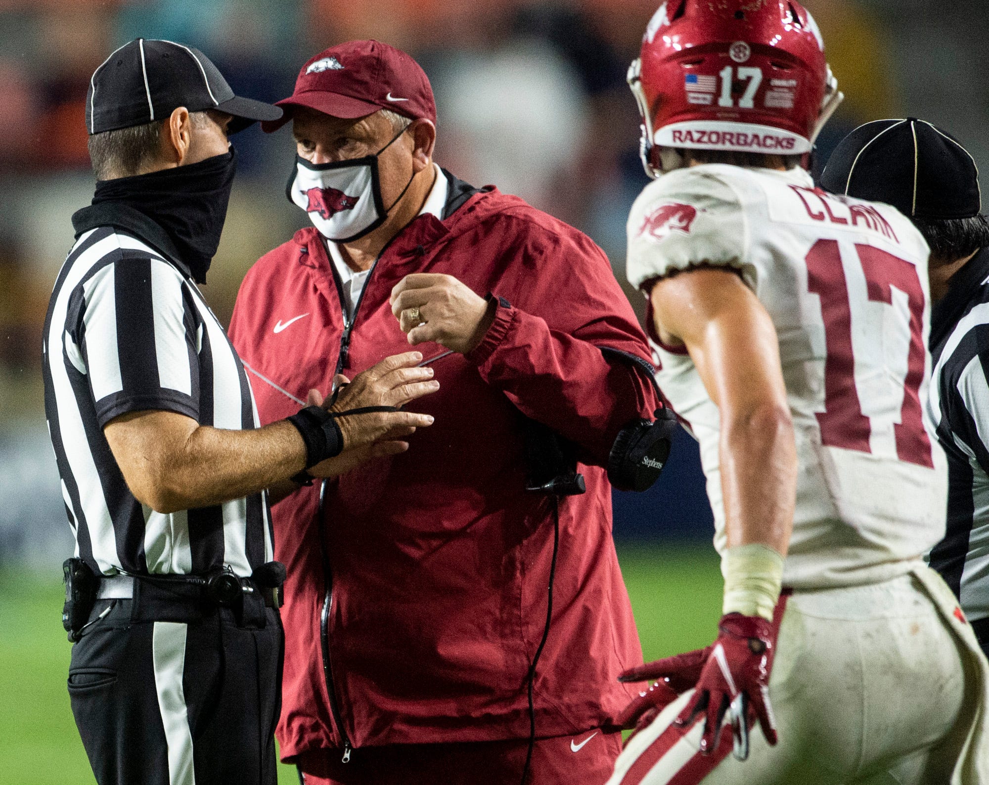 SEC officiating crew sidelined after decisive Auburn, Arkansas call