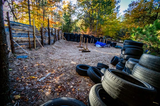 This secluded camp near the village of Luther was allegedly used by men plotting to kidnap Gov. Gretchen Whitmer.