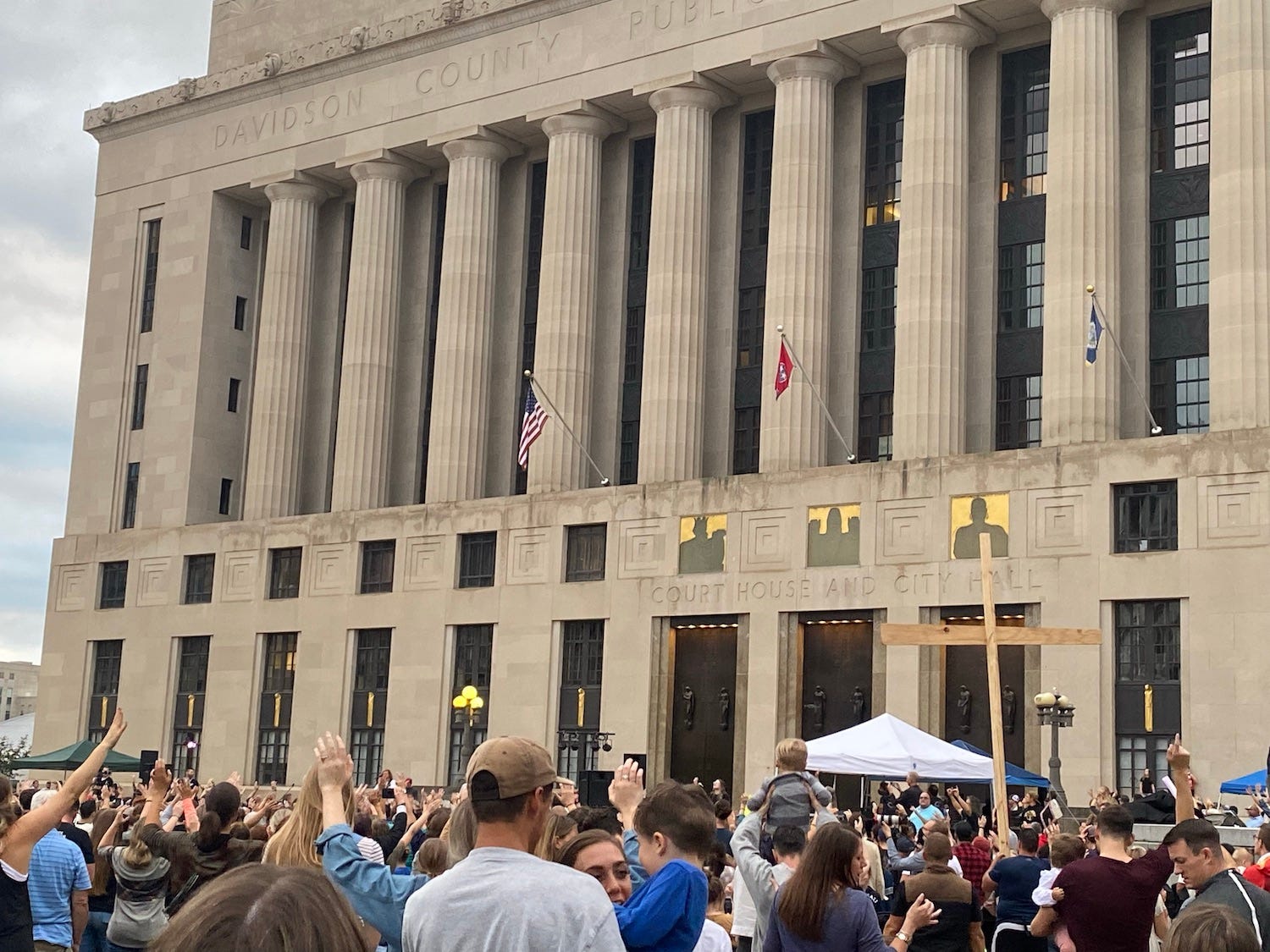 Nashville 'worship protest'